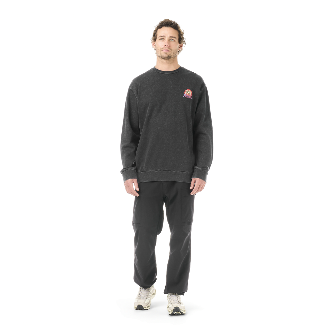 Picture Karo Crew Black Washed – indossato, vista frontale