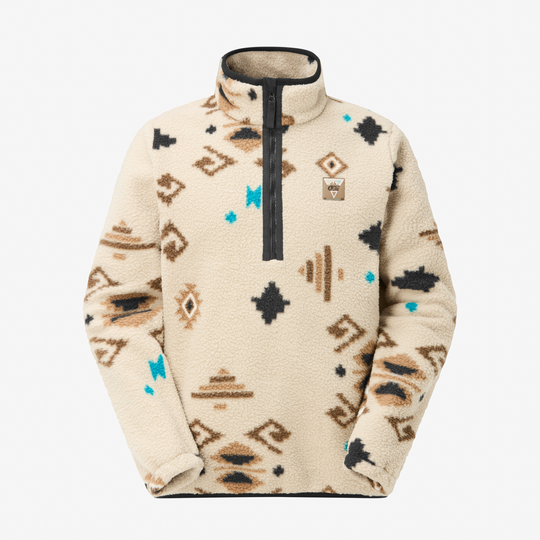 Picture Kimag Printed 1/4 Fleece Emeral Print – vista frontale