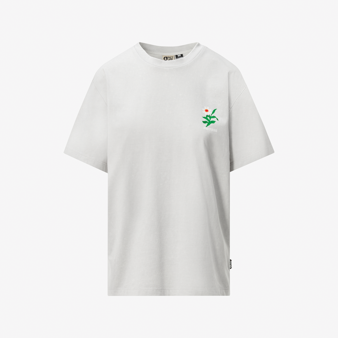 Picture Lyra Tee Vapor Grey Washed, frontale