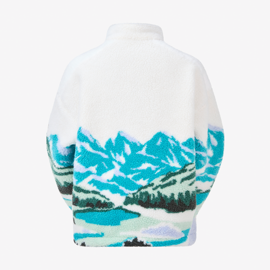 Picture Nyss Zip Fleece Landscape Pure, retro