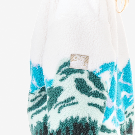 Picture Nyss Zip Fleece Landscape Pure, dettaglio tessuto