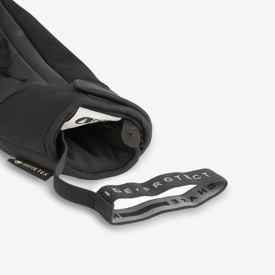 Picture Pioneer GTX W Gloves Black, dettaglio polsino e laccio