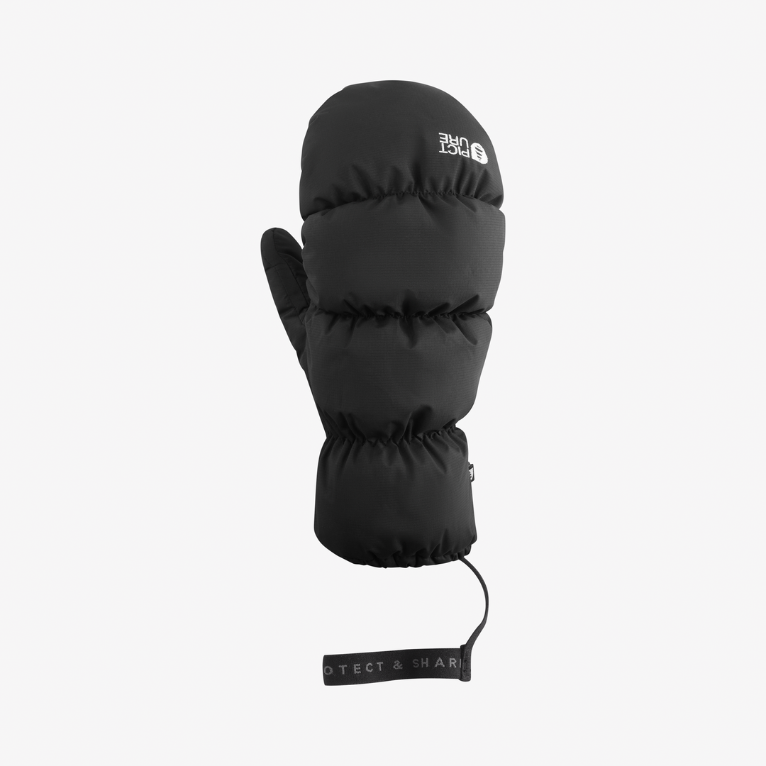 Picture Puffy Mitts Black, dorso