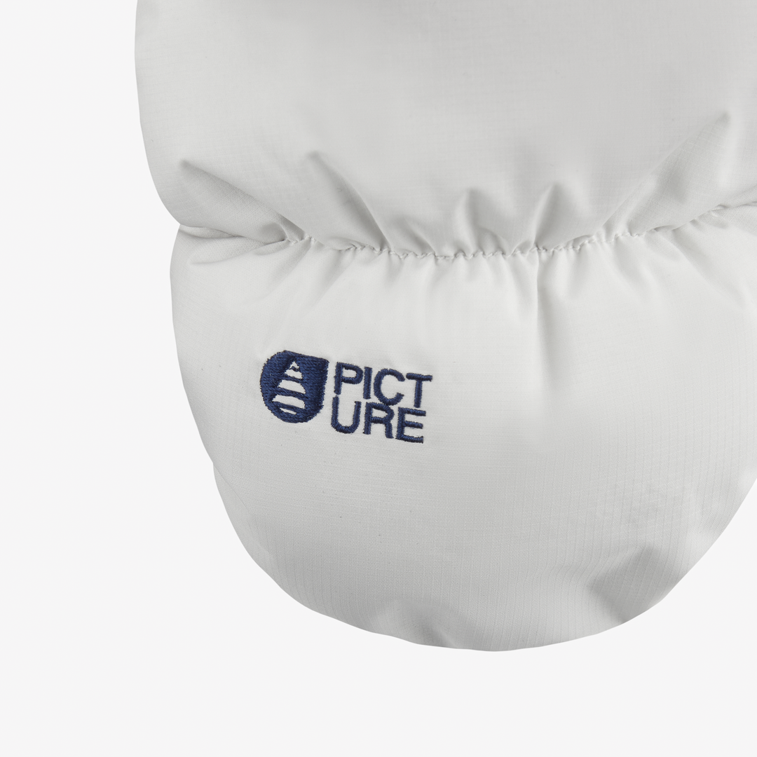 Picture Puffy Mitts Vapor Grey, dettaglio logo