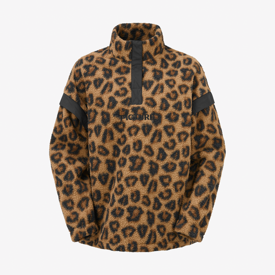 Picture Velora Printed 1/4 Fleece Wild Spot Print, frontale