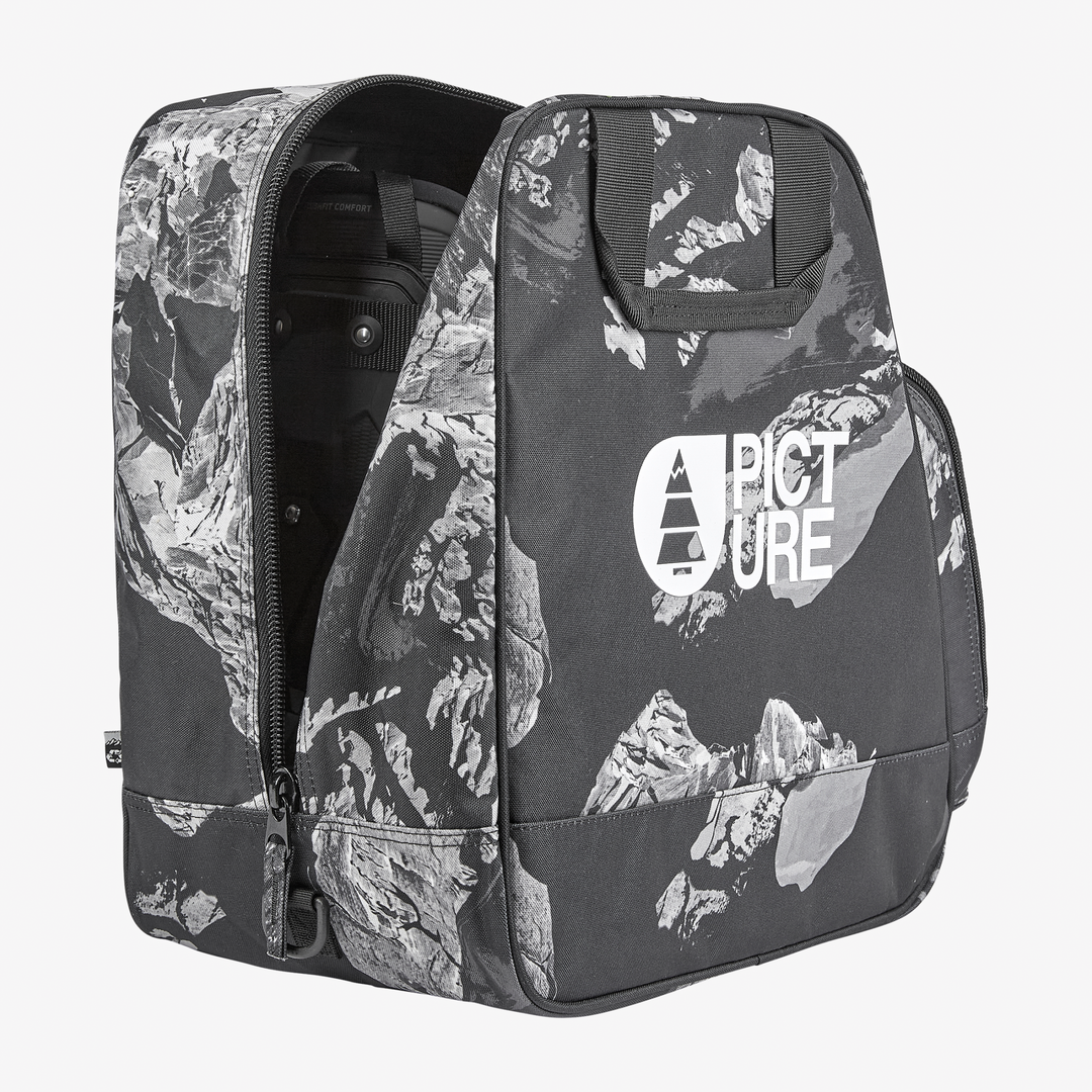 Picture Shoes Bag Ridding Spot Print, borsa aperta