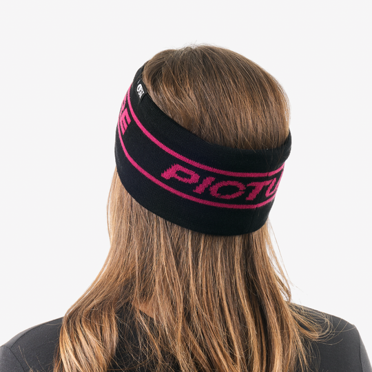 Picture Vitan Headband Black, indossato retro