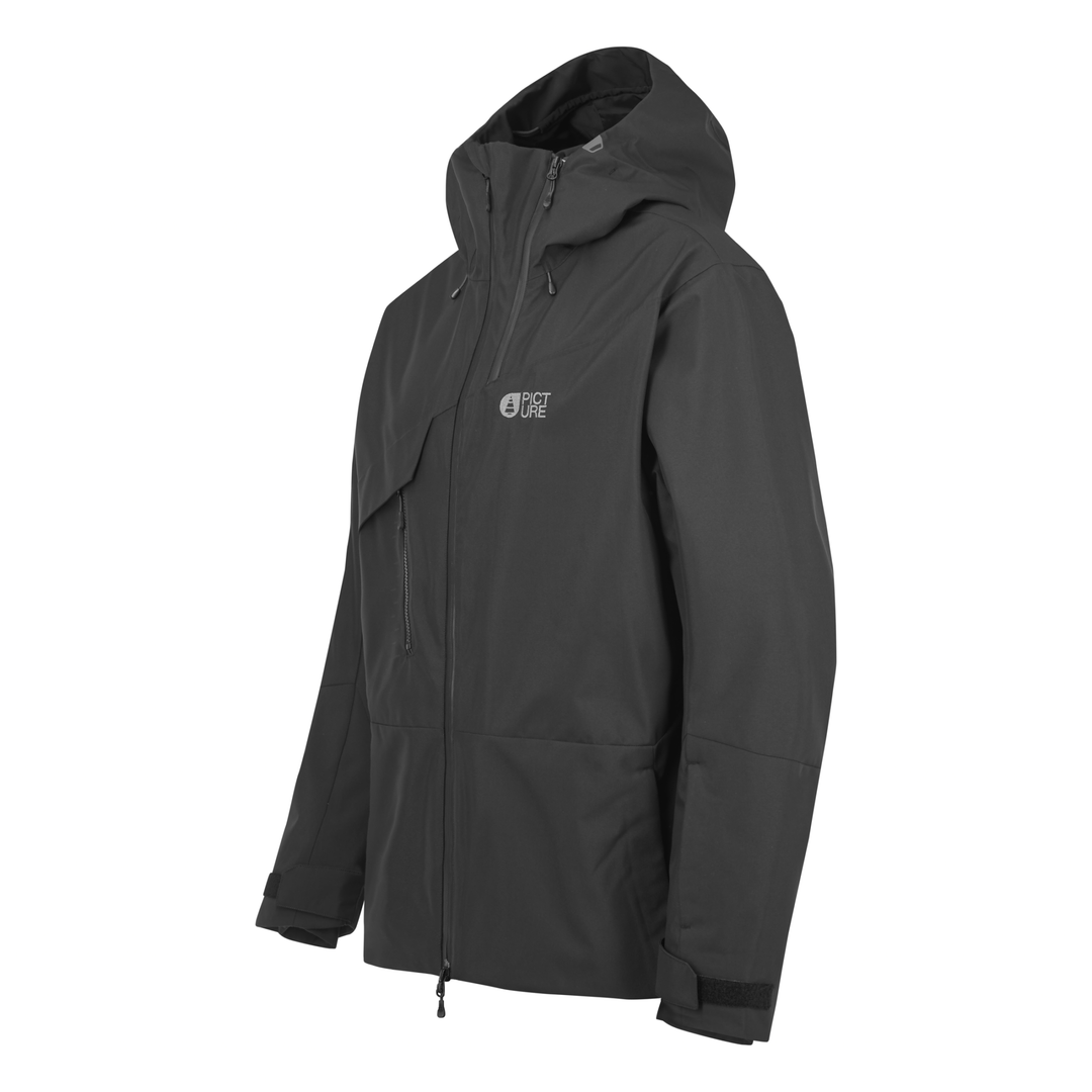 Picture Felnor Jkt Black – tre quarti su fondo neutro