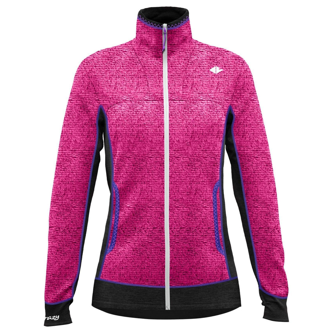Warm and stylish Pull Exit Extrafleece with embroidered details and technical fleece inserts for breathability.