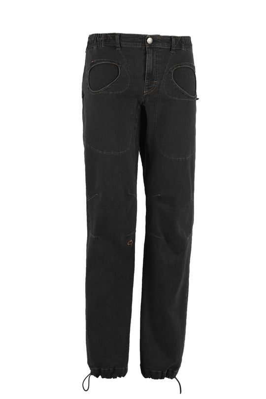 Rondo Denim2.3 pants with adjustable waist and cuffs, Italian made, ideal for outdoor activities and climbing.