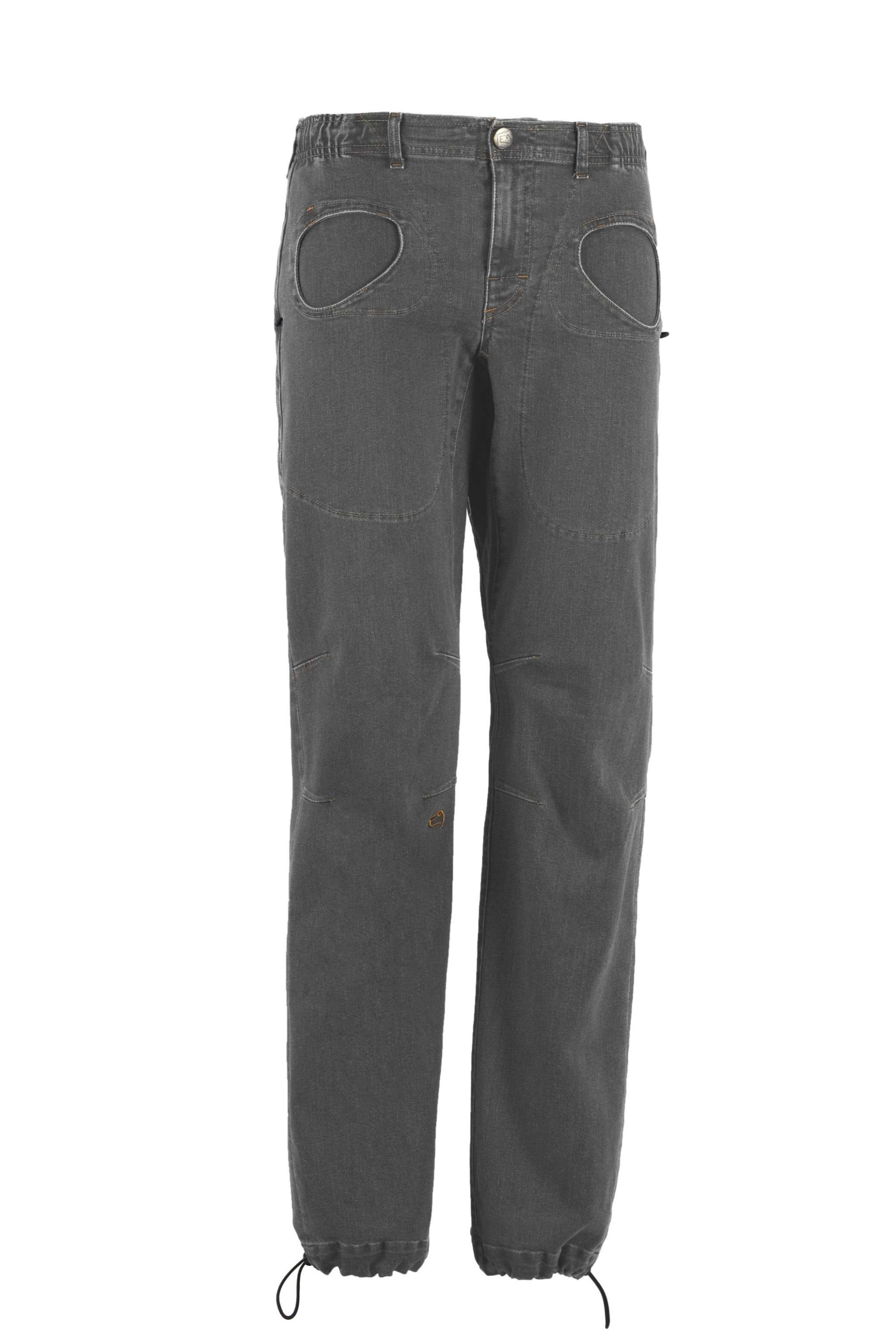 Rondo Denim2.3 pants with adjustable waist and hem, rear patch, embroidered logo, iconic pocket shape, made in Italy.