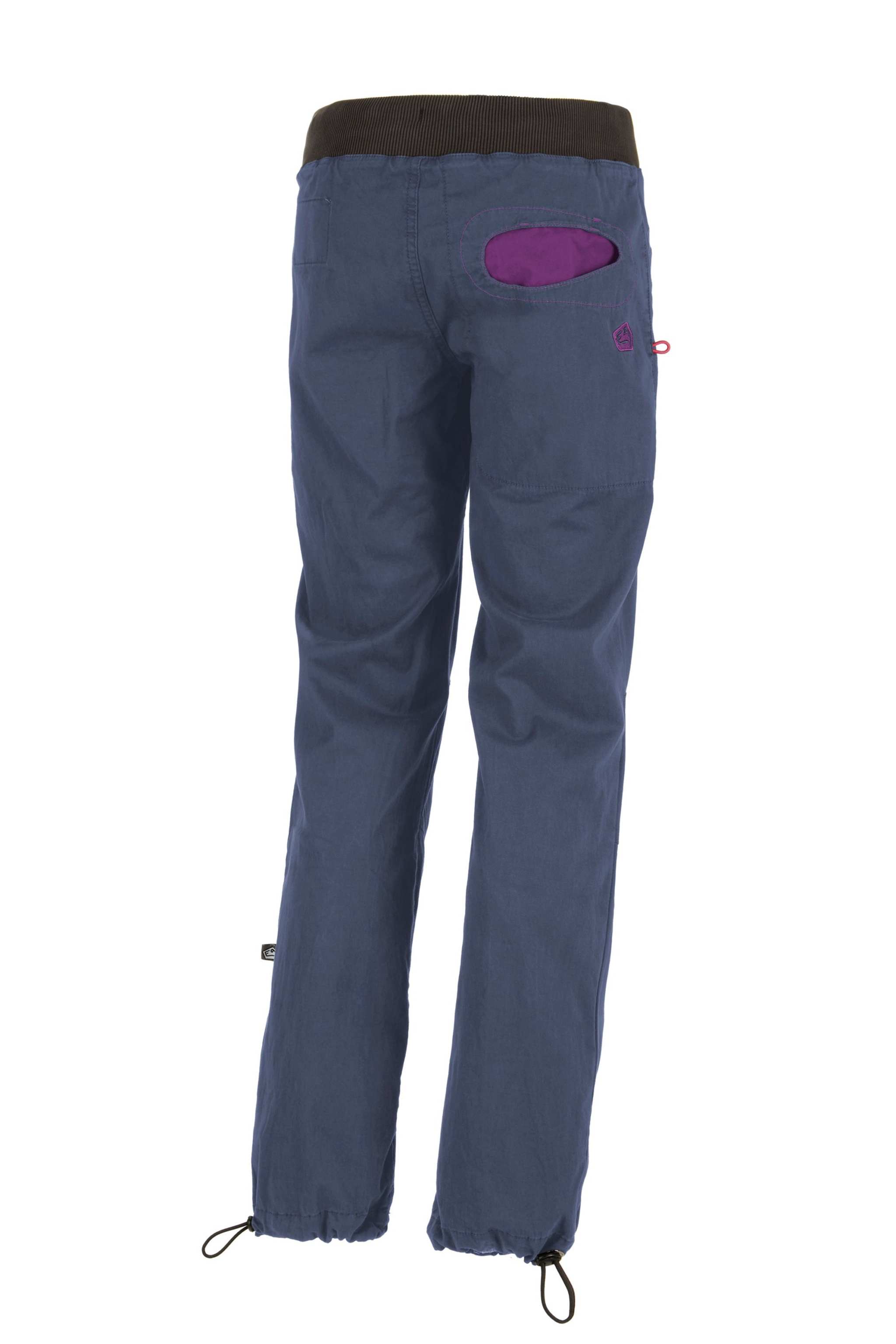 Onda Story elasticated organic cotton climbing pants with adjustable waist and slim fit design