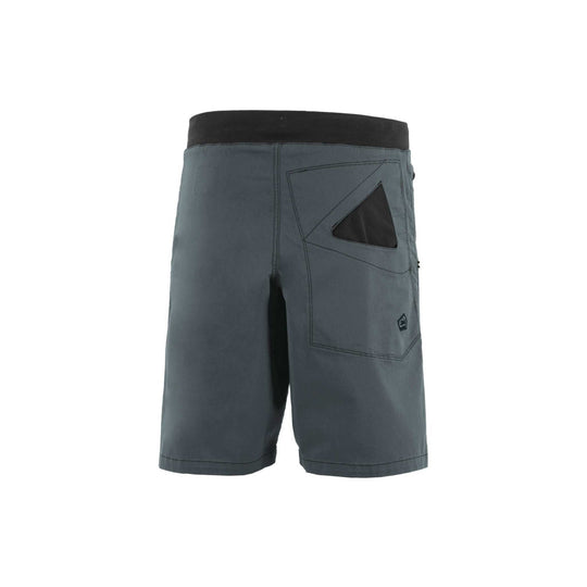 3Angolo Short in organic cotton gabardine, adjustable waist, embroidered back pocket.