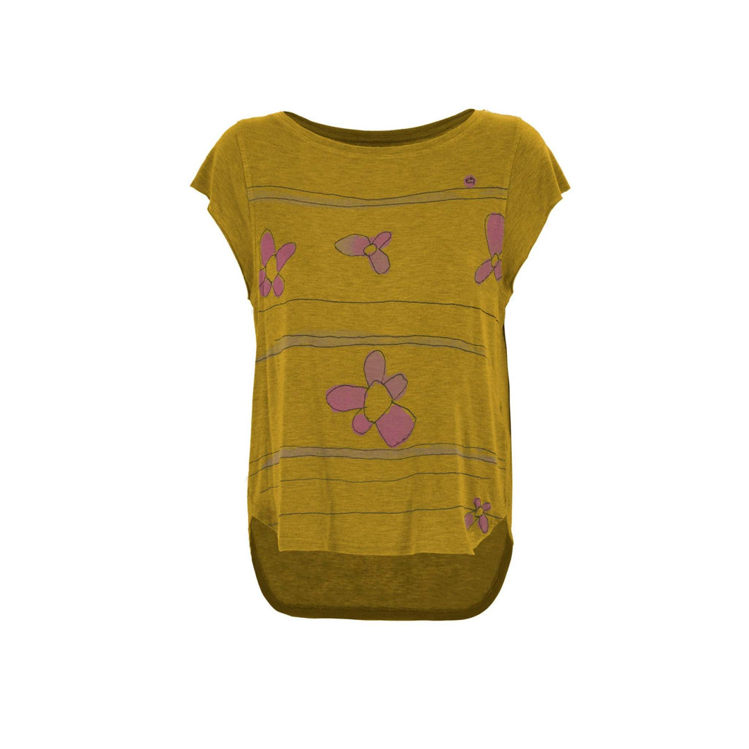 T-shirt 'Pimpi' in jersey modal con stampa originale, vestibilità comoda, prodotta in Italia.