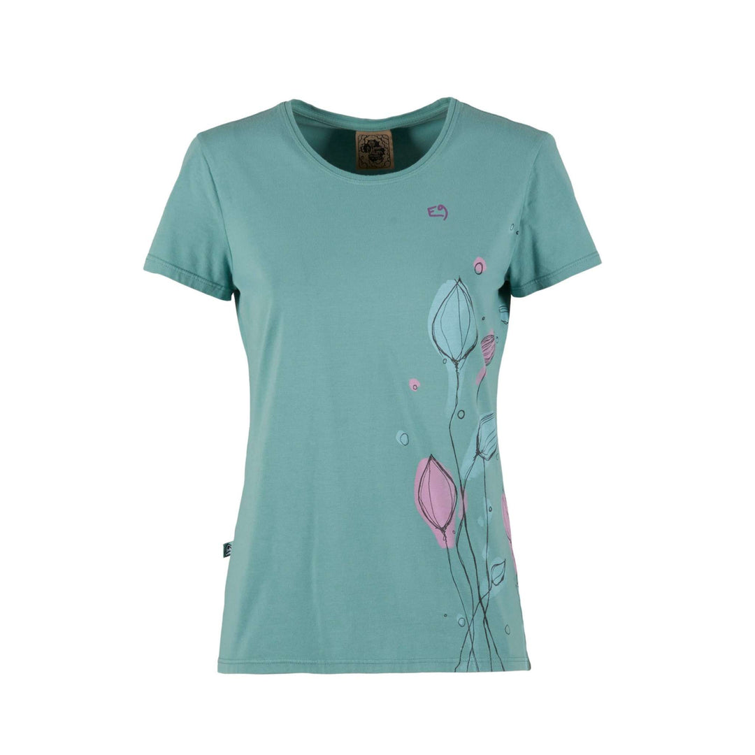 Cipi t-shirt in biologico con stampa grande per outdoor e arrampicata.