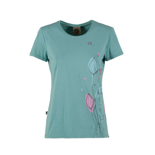 Cipi t-shirt in biologico con stampa grande per outdoor e arrampicata.