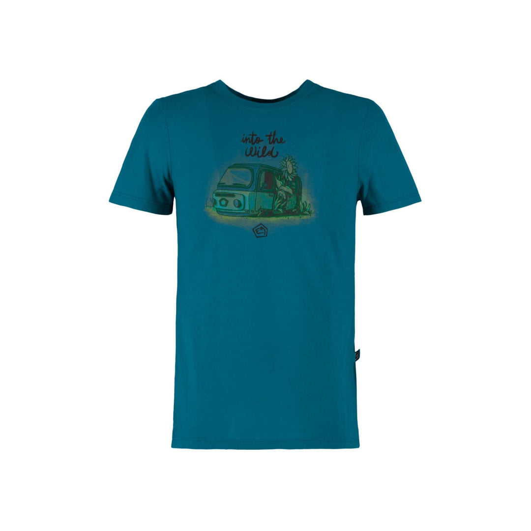 Organic cotton B-Wild t-shirt for kids with front print, urban concept design.