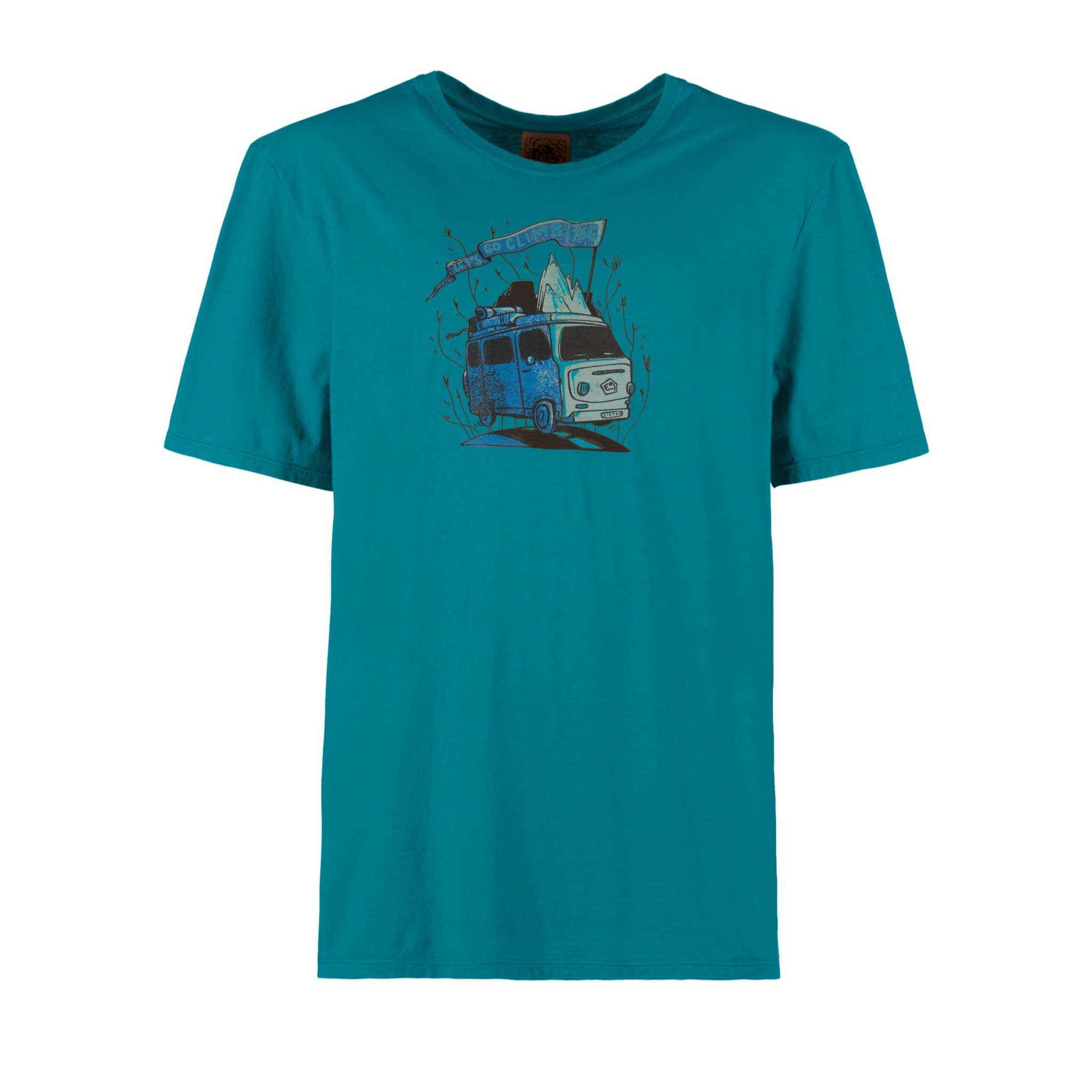 T-shirt Furgo in jersey leggero di cotone biologico, morbida e traspirante con stampa originale, made in Italy