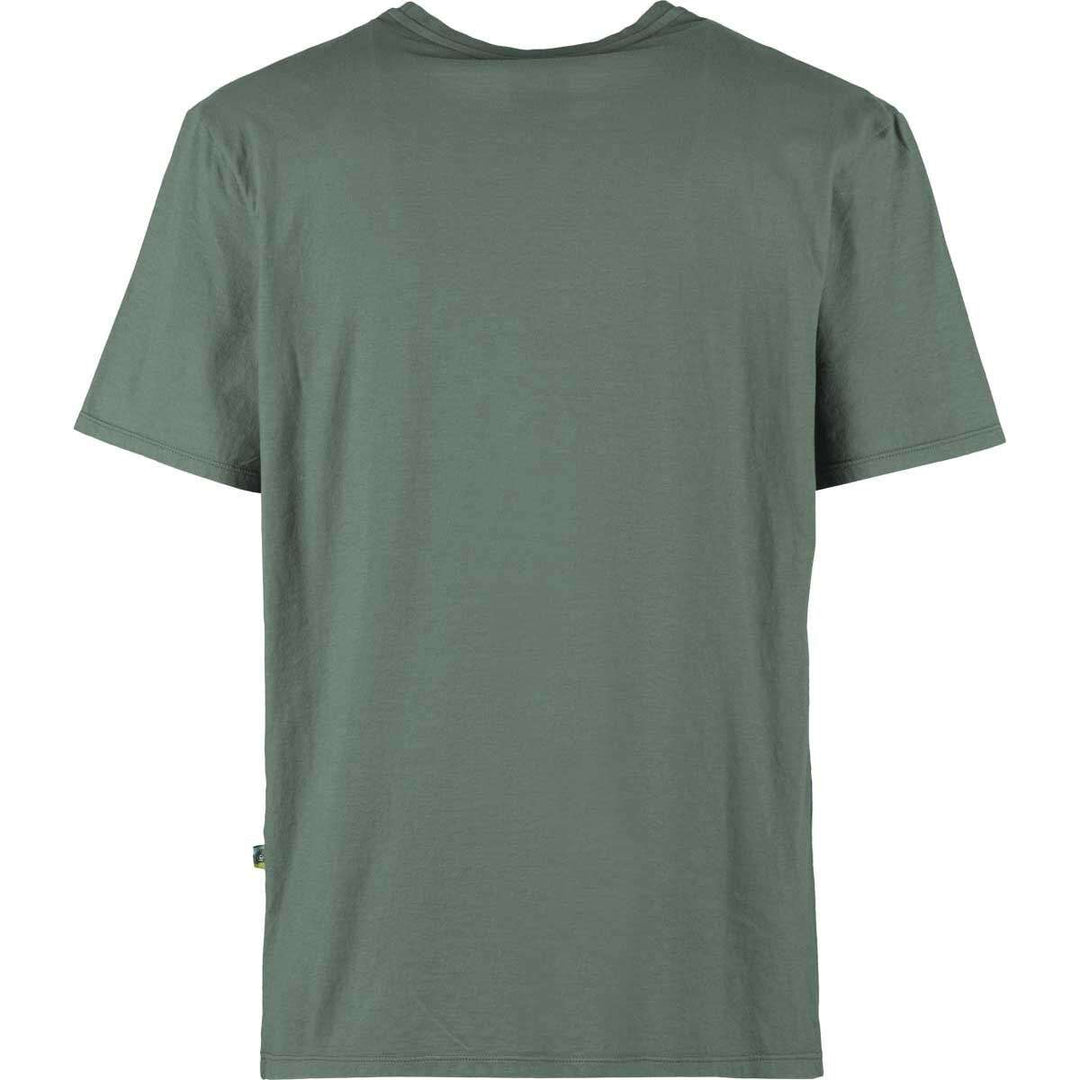 Maglia in jersey leggero di cotone biologico con stampa frontale, vestibilità regolare, made in Italy
