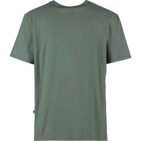 Maglia in jersey leggero di cotone biologico con stampa frontale, vestibilità regolare, made in Italy