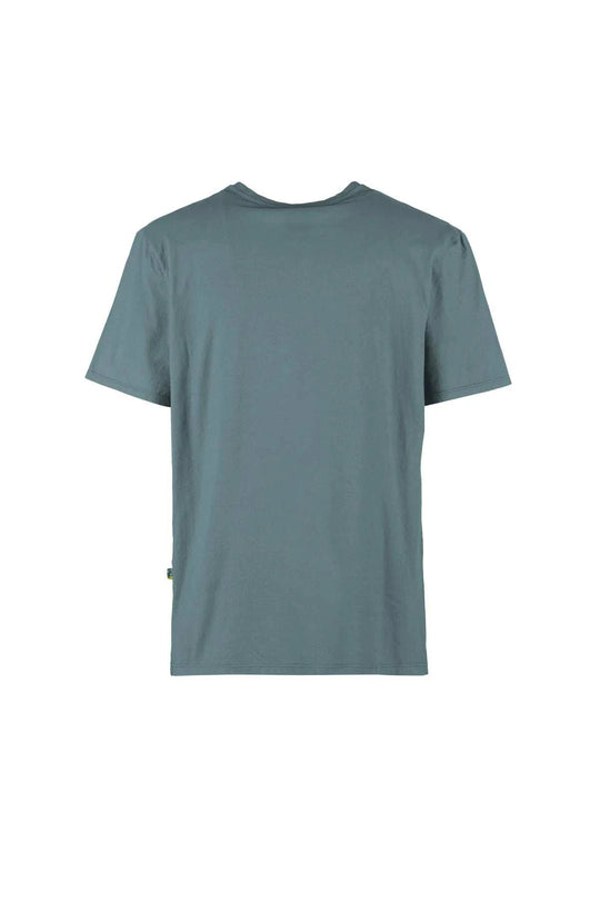 Maglia in jersey leggero di cotone biologico con stampa davanti, vestibilità regolare e comfort, made in Italy
