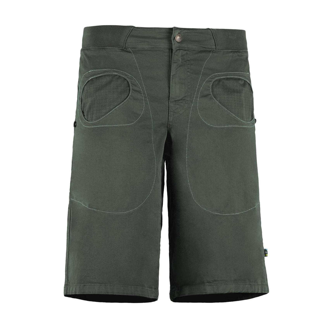 Rondo Short 2.2 urban climbing shorts in stretch organic cotton gabardine with printed fabric pockets and adjustable waistband