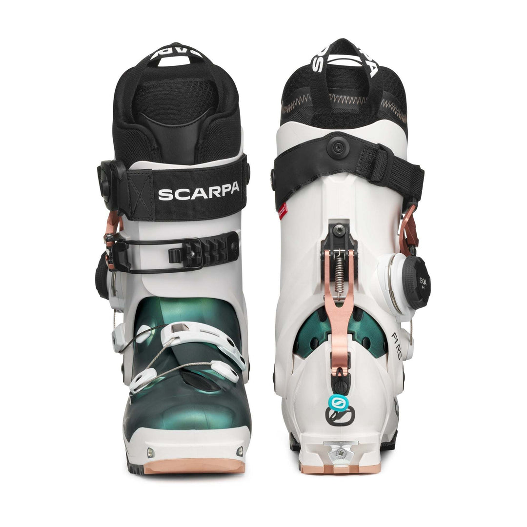 SCARPA F1 RS donna White Rainbow Green - vista 4