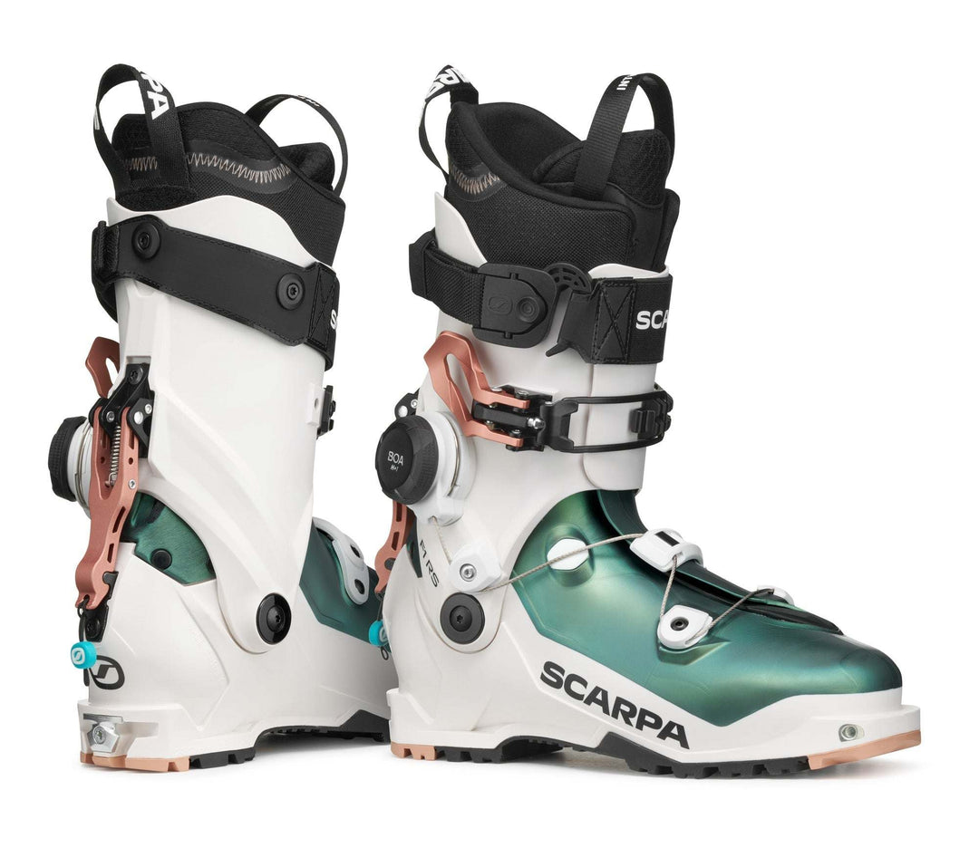 SCARPA F1 RS donna White Rainbow Green - vista 7