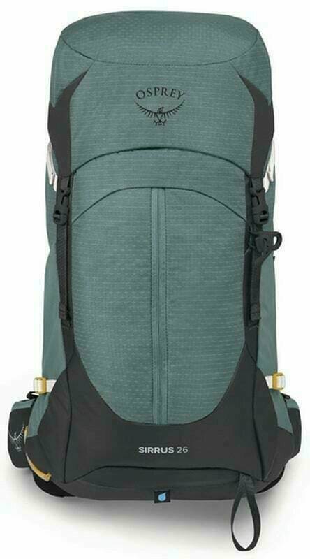 Sirrus 26 women's backpack with sustainable design, internal organization, and rain cover.