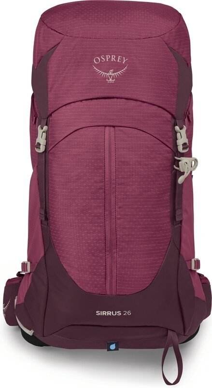 Women's Osprey Sirrus 26 backpack with rain cover, robust and sustainable design.