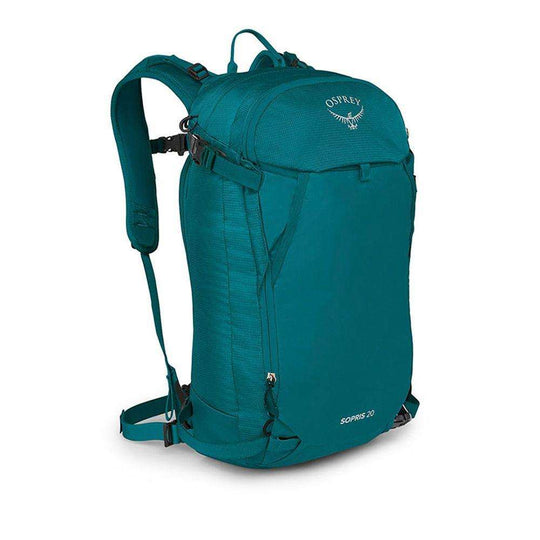 Lightweight women's Sopris 20 backpack for off-piste adventures, featuring high-tenacity nylon fabric and multiple compartments.