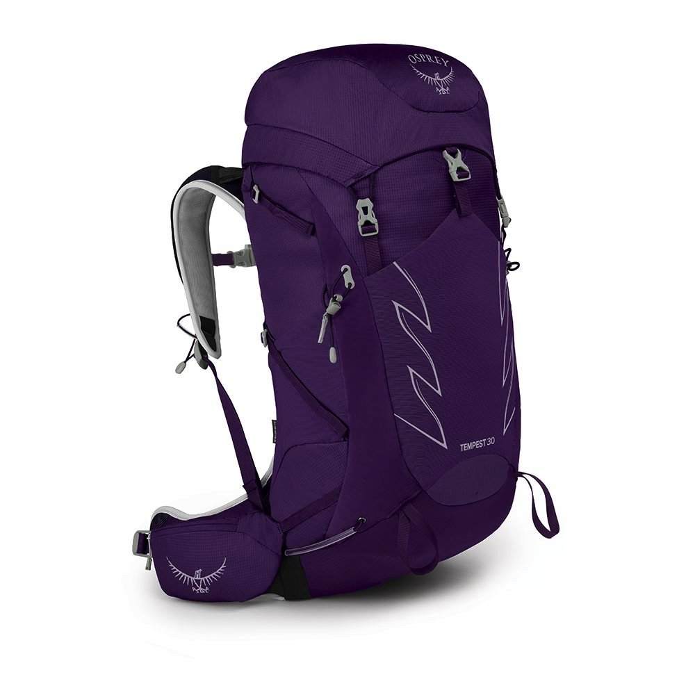 Women's Tempest 30 backpack, sleek design, versatile, lightweight, sustainable nylon, ideal for outdoor adventures.