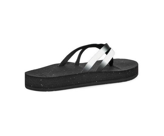 Teva Reflip Strappy Gradiate donna Aura Black/White, vista 4