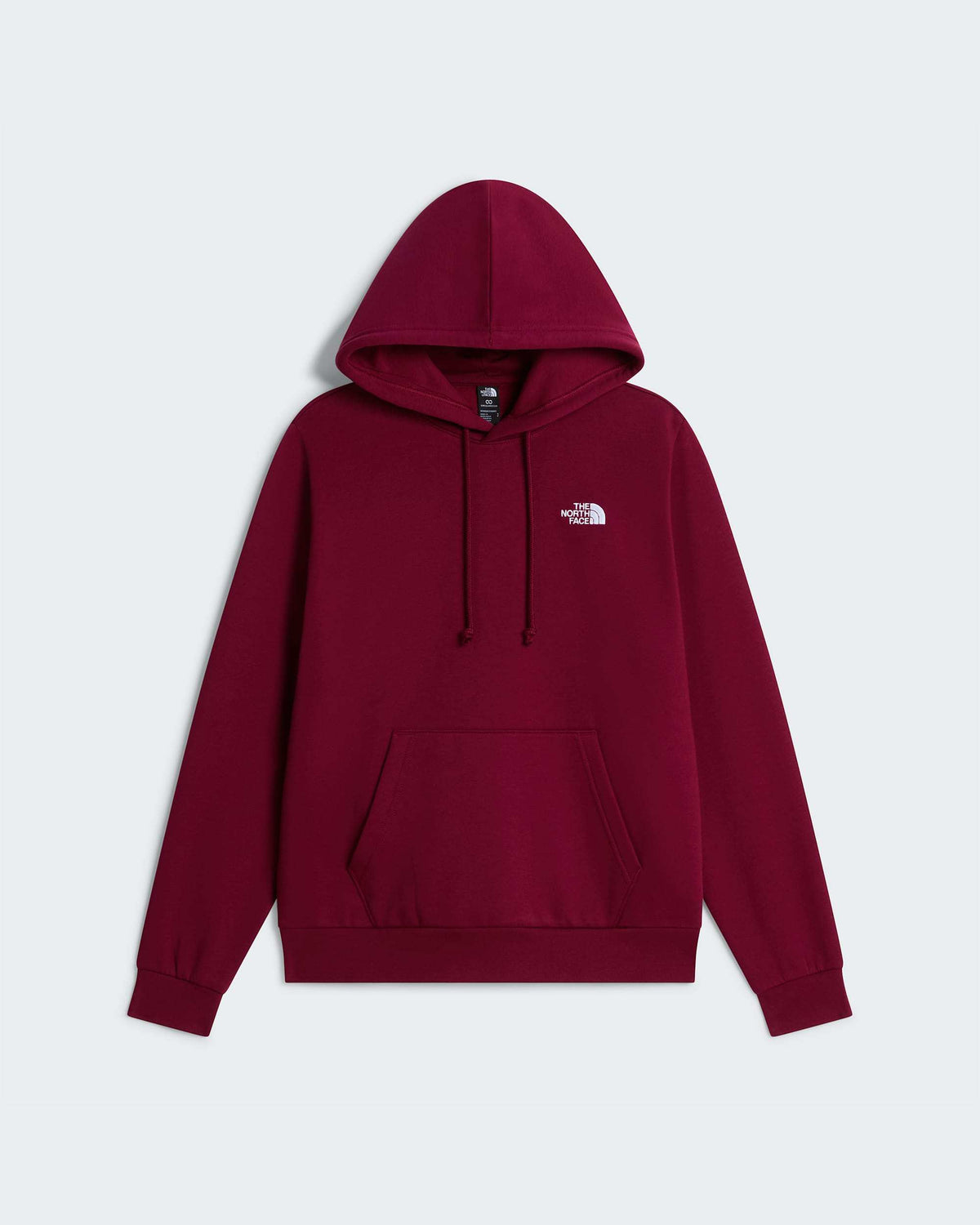The North Face W Evolution Simple Dome Regular Hoodie - Burgundy Crush - front product packshot
