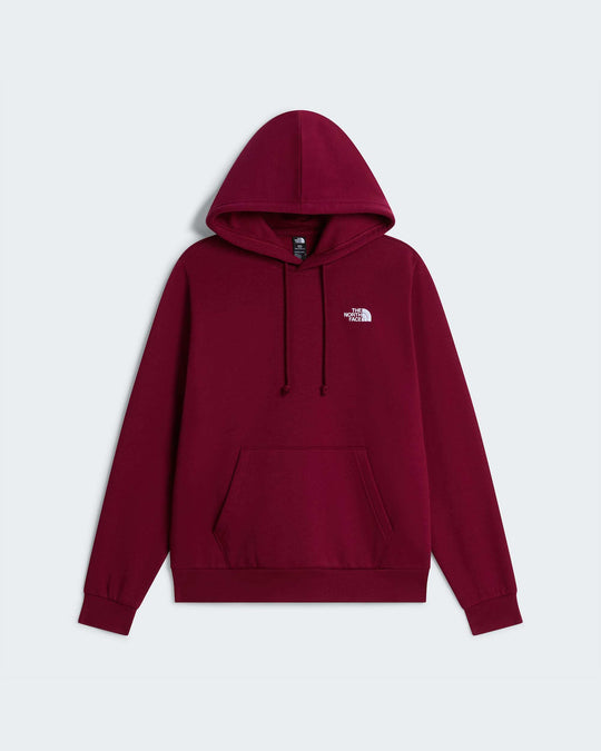 The North Face W Evolution Simple Dome Regular Hoodie - Burgundy Crush - front product packshot