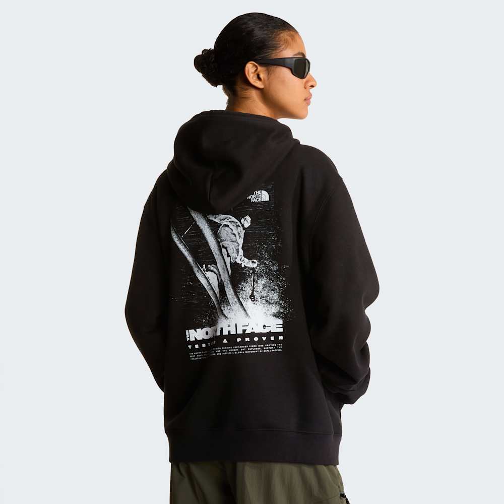 The North Face U Tested And Proven Relaxed Hoodie — Tnf Black — ALT12