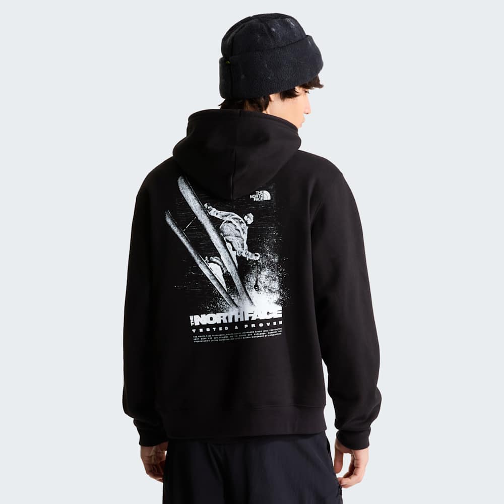The North Face U Tested And Proven Relaxed Hoodie — Tnf Black — ALT2