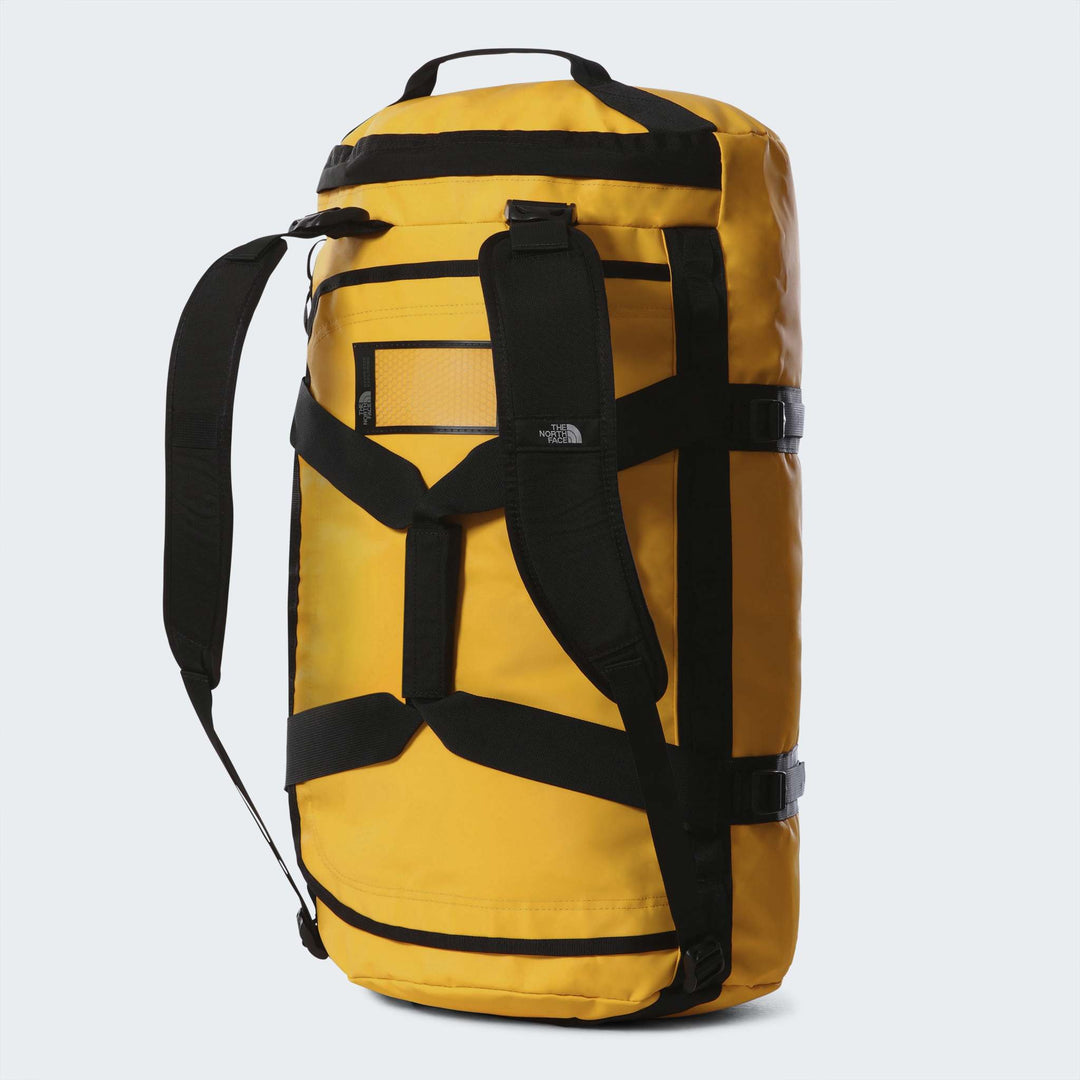The North Face Base Camp Duffel - M / Summit Gold/Tnf Black/N - back_straps