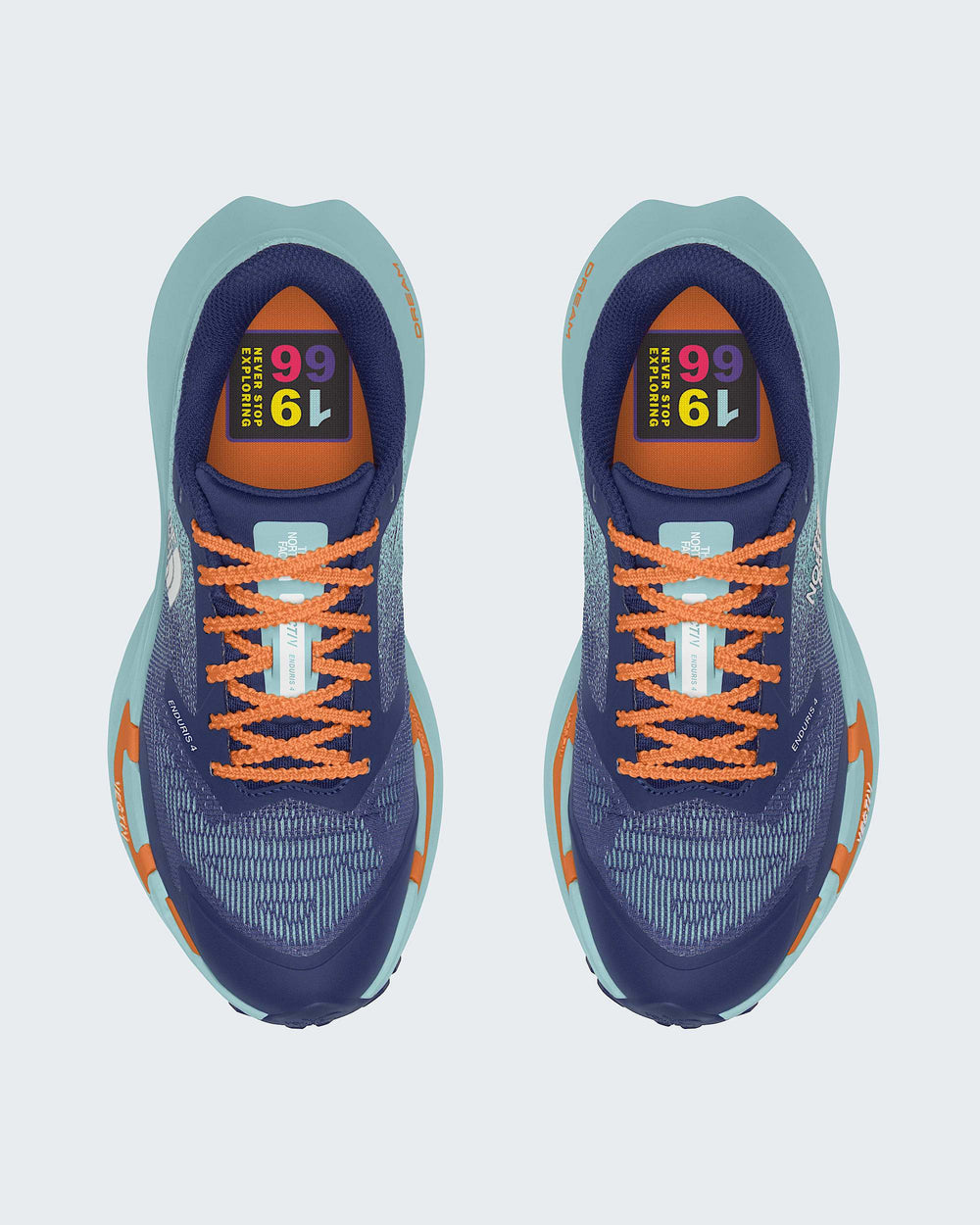 The North Face M Vectiv Enduris 4 - Bold Blue/Canal Blue - DETAILINSTEP