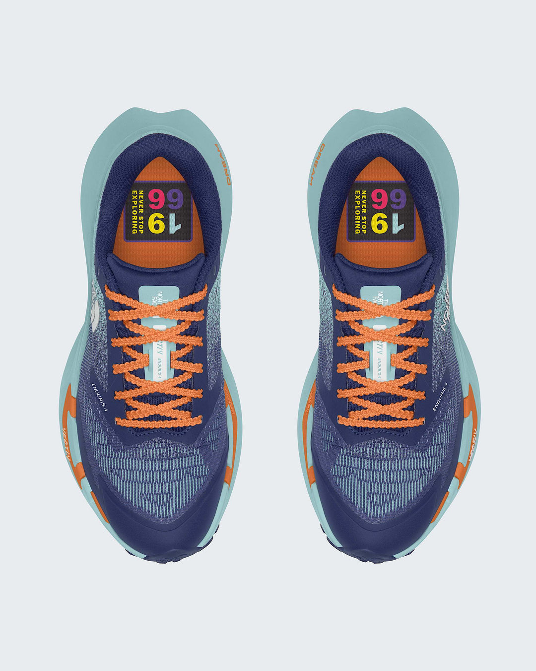 The North Face M Vectiv Enduris 4 - Bold Blue/Canal Blue - DETAILINSTEP