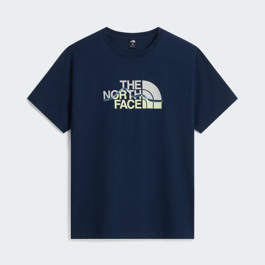 The North Face M Mountain Line Regular Short Sleeve Tee - Summit Navy - product_front