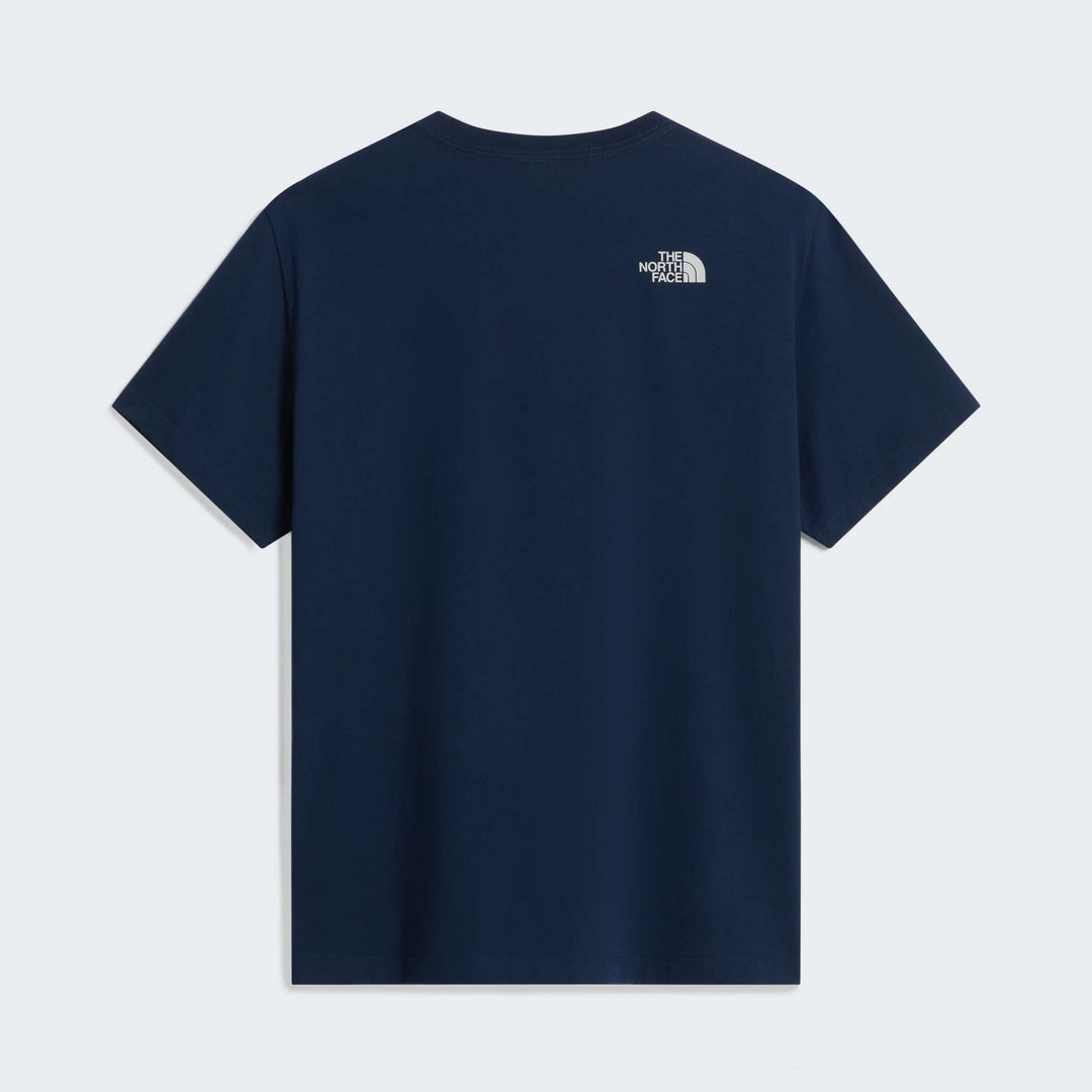 The North Face M Mountain Line Regular Short Sleeve Tee - Summit Navy - product_back