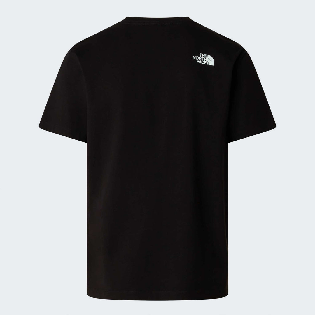 The North Face M Mountain Line Regular Short Sleeve Tee - Tnf Black - product_back