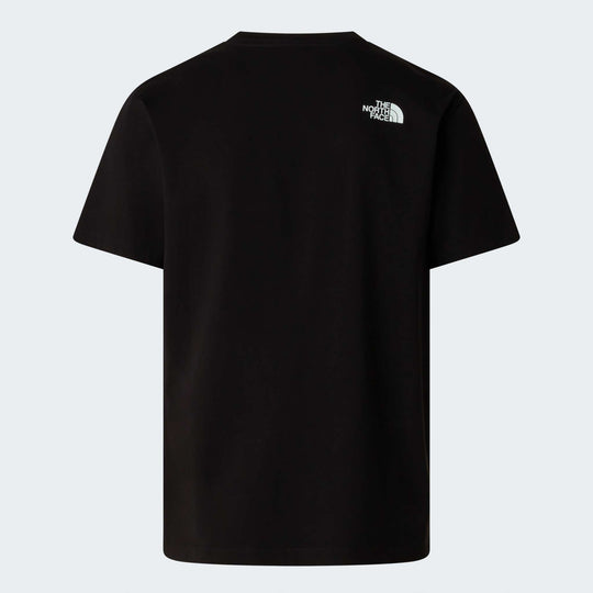The North Face M Mountain Line Regular Short Sleeve Tee - Tnf Black - product_back