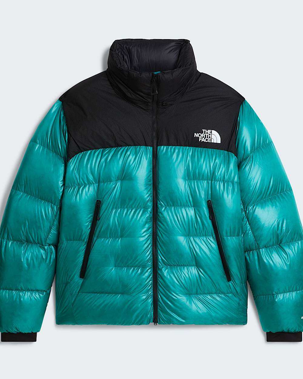 The North Face M Summit Nuptse Jacket QW5 Restorative Teal/TNF Black — fronte