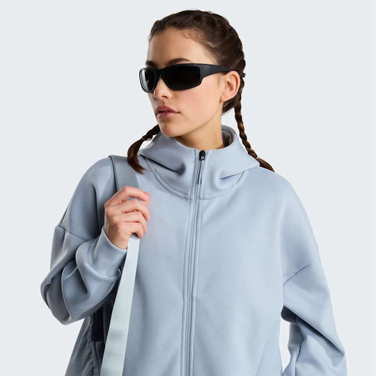 The North Face W Jaida Full Zip Hooded Jacket - Frost Grey - ALT8
