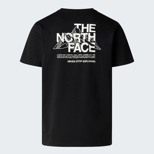 The North Face M Mountain Sketch Regular Short Sleeve - Tnf Black - ALT21