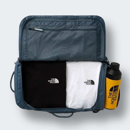 The North Face Base Camp Voyager Duffel 32L Granite Grey/Frost Grey ALT2