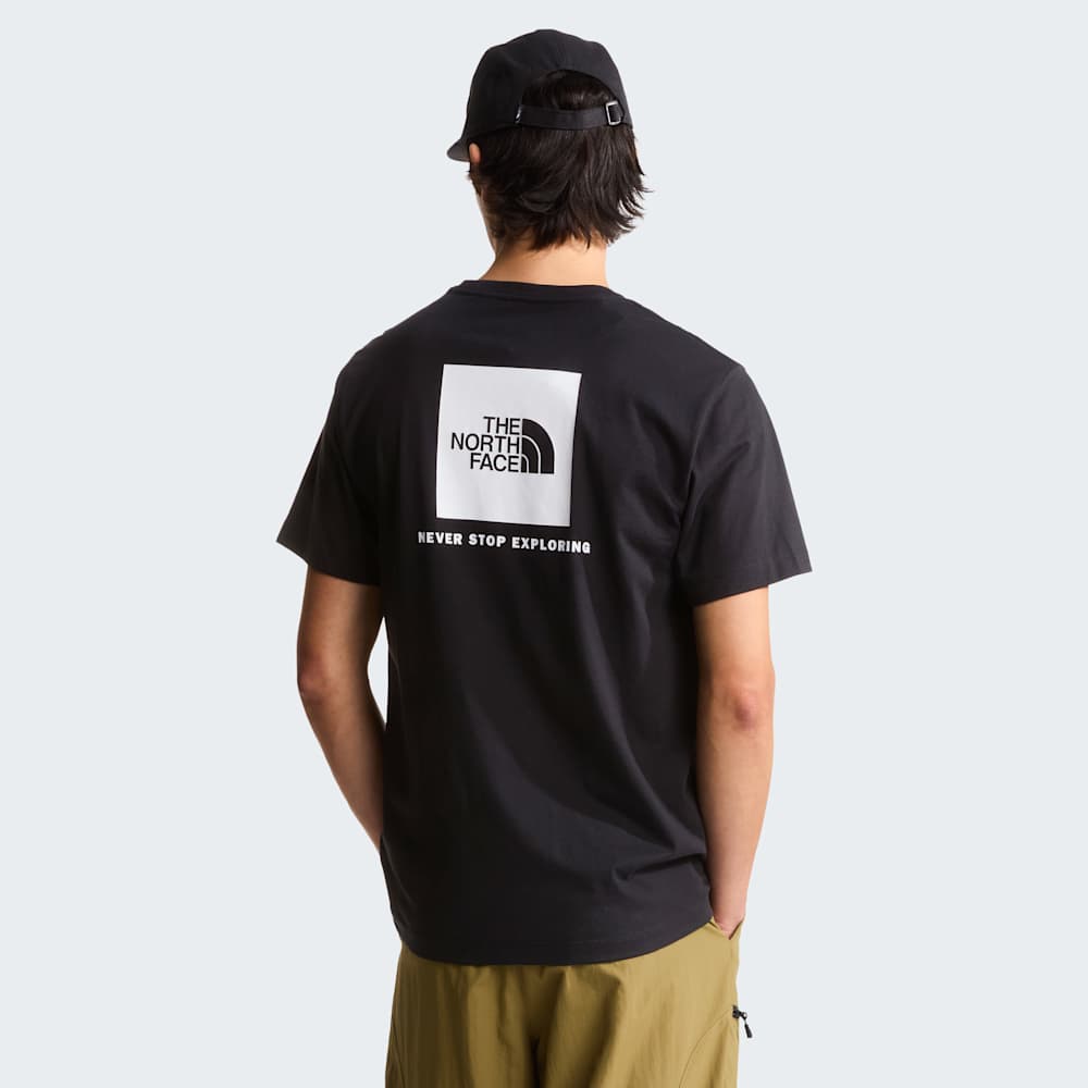 The North Face M Evolution Box Nse Regular Short Sleeve Tnf Black/Tnf White HERO