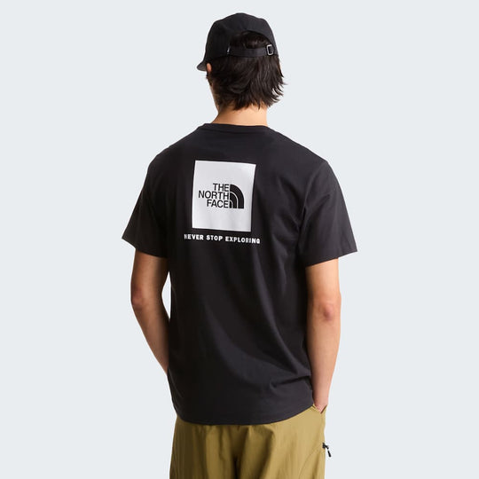 The North Face M Evolution Box Nse Regular Short Sleeve Tnf Black/Tnf White HERO